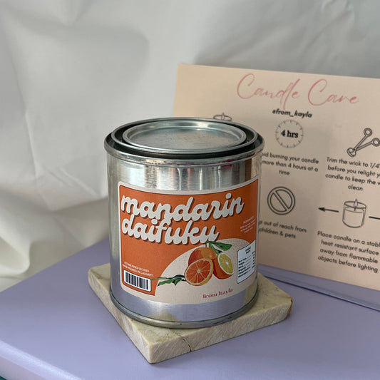 Mandarin Daifuku Candle