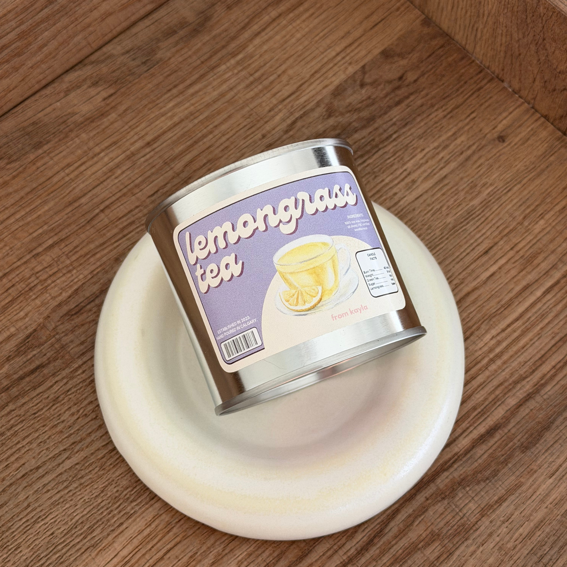 Lemongrass Tea Candle