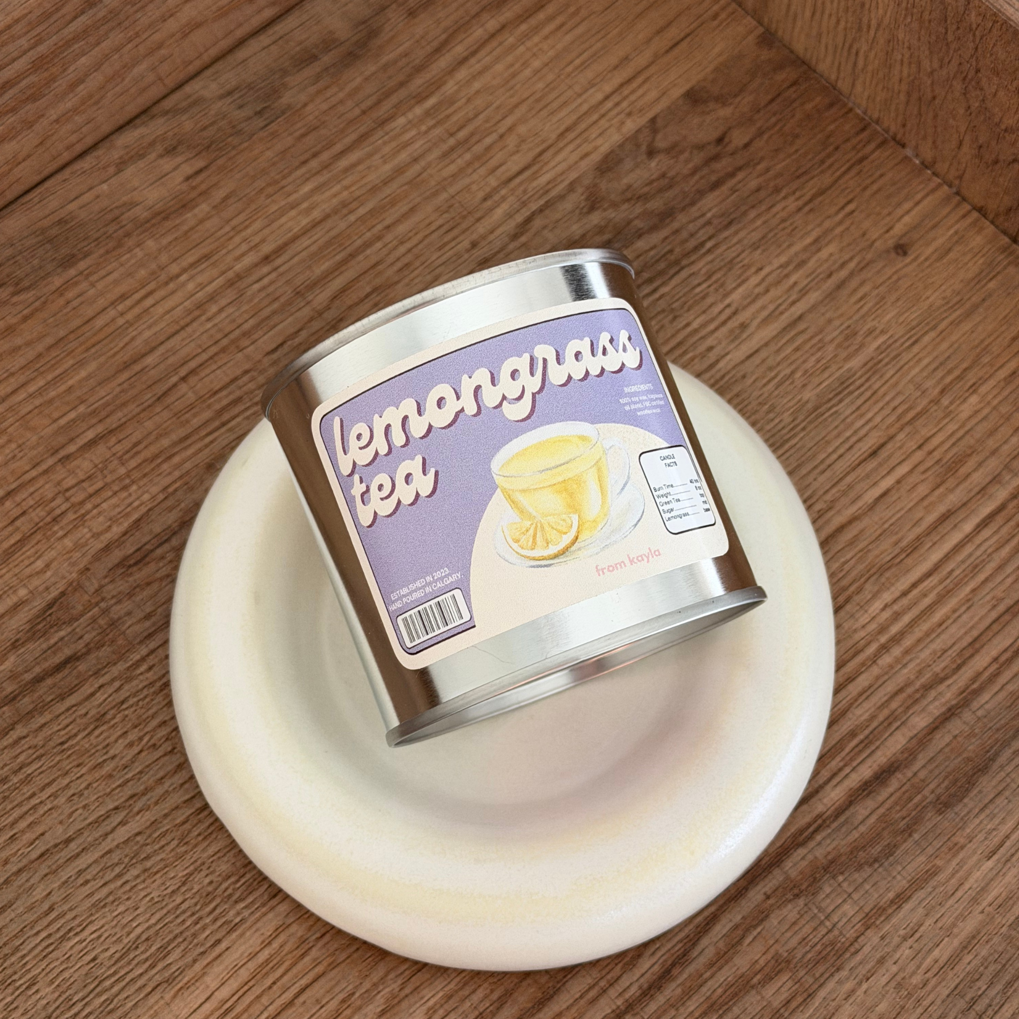 Lemongrass Tea Candle