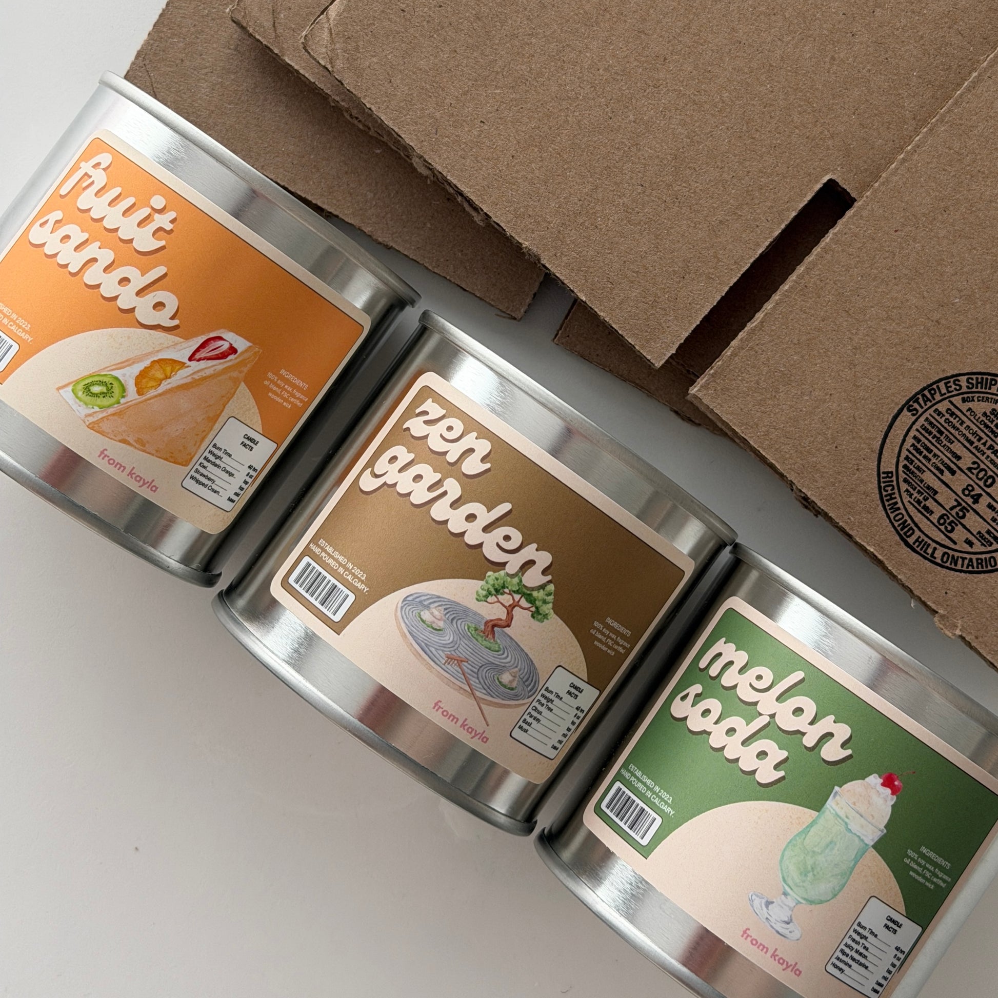*New* Japan Trio Candle Set