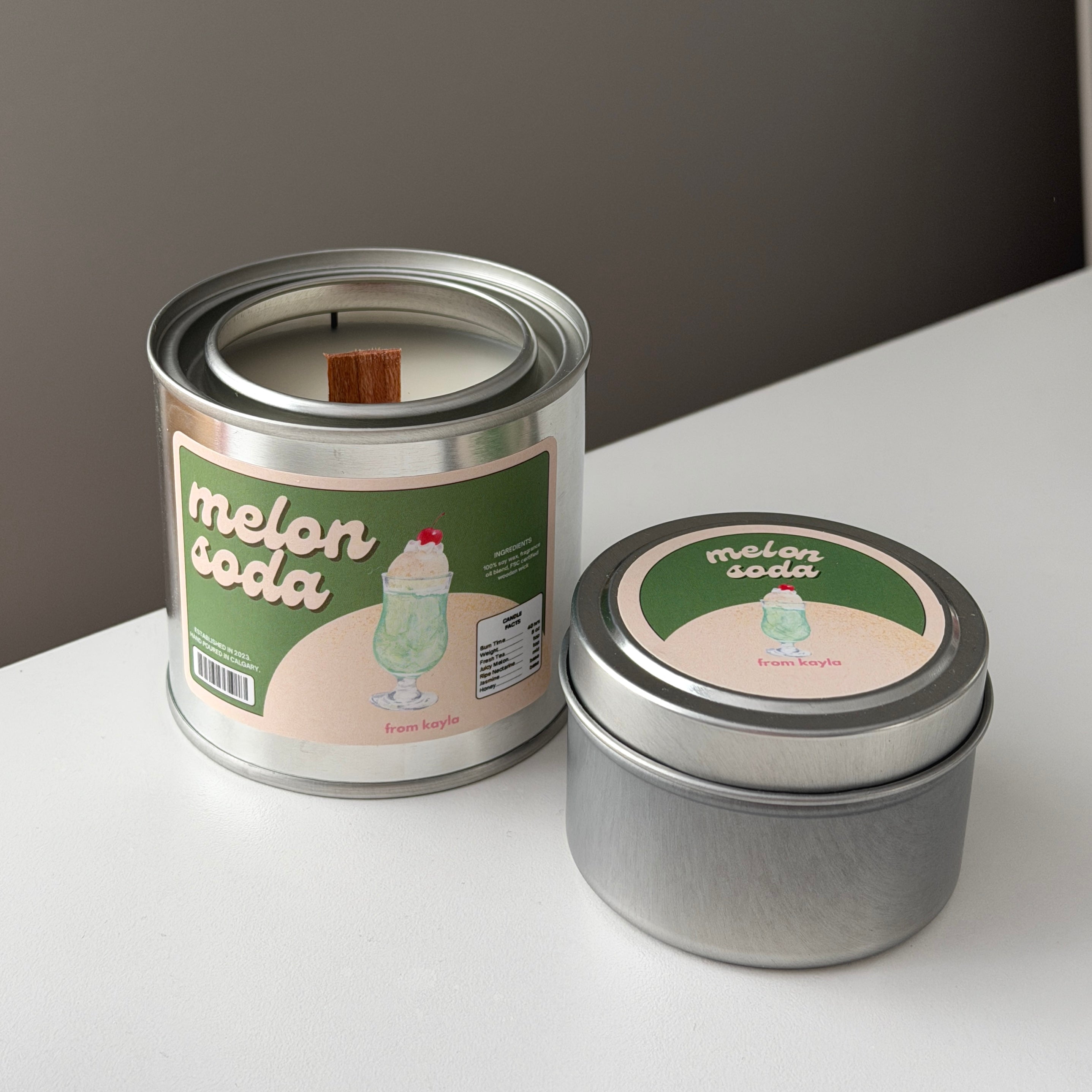 Mini Melon Soda Candle