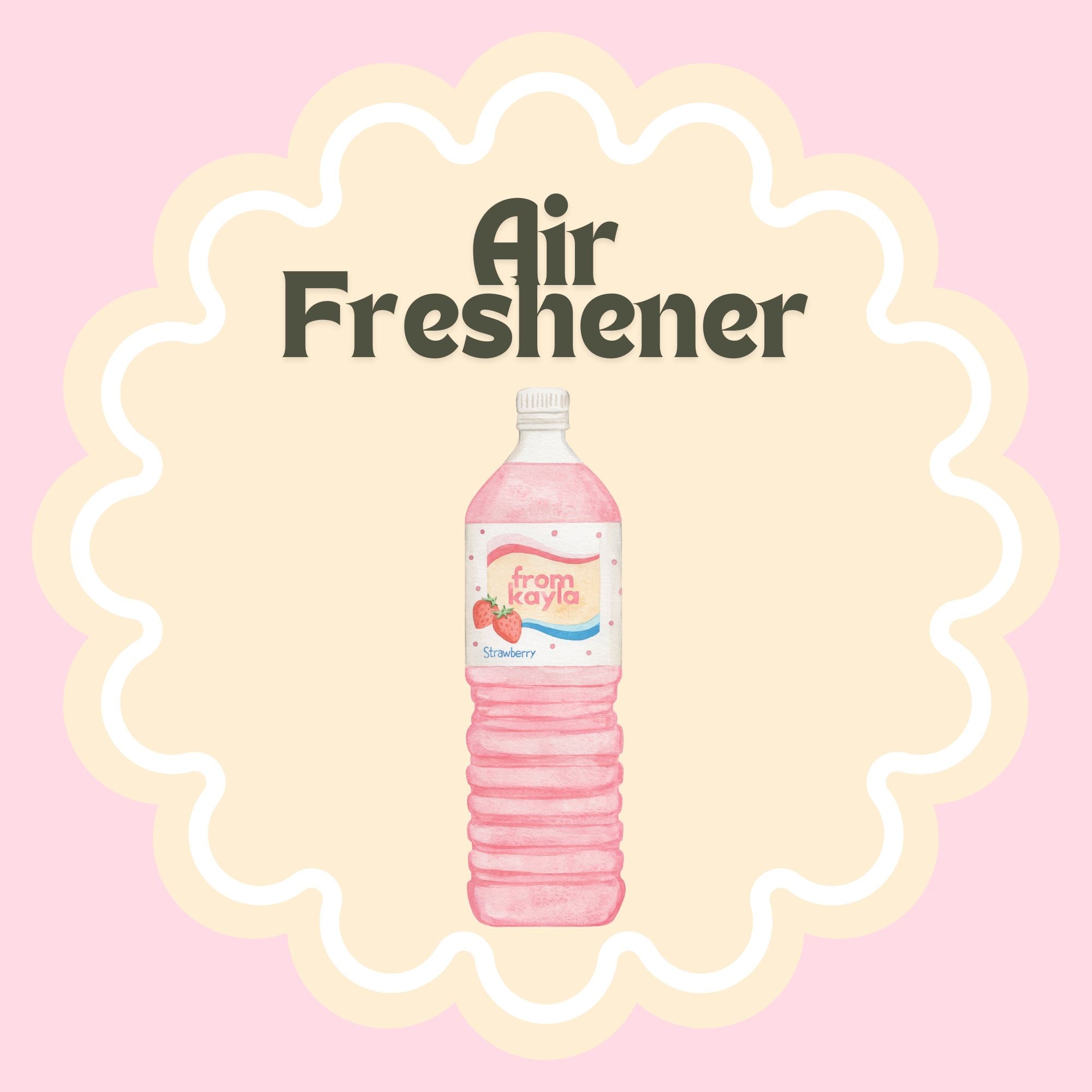 Strawberry Calpico Air Freshener (Pre-Order)