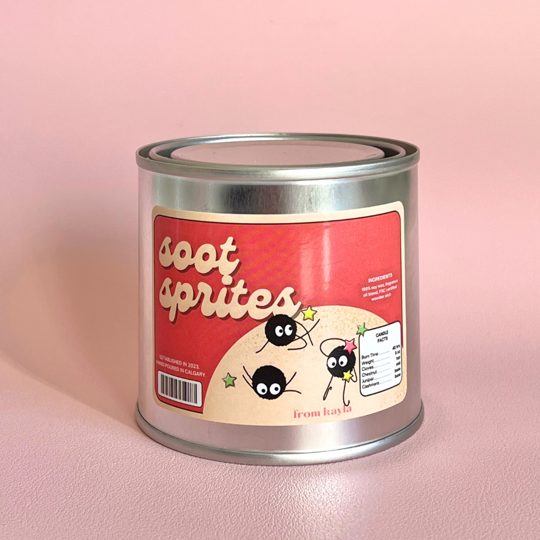 Soot Sprites Candle- Spirited Away