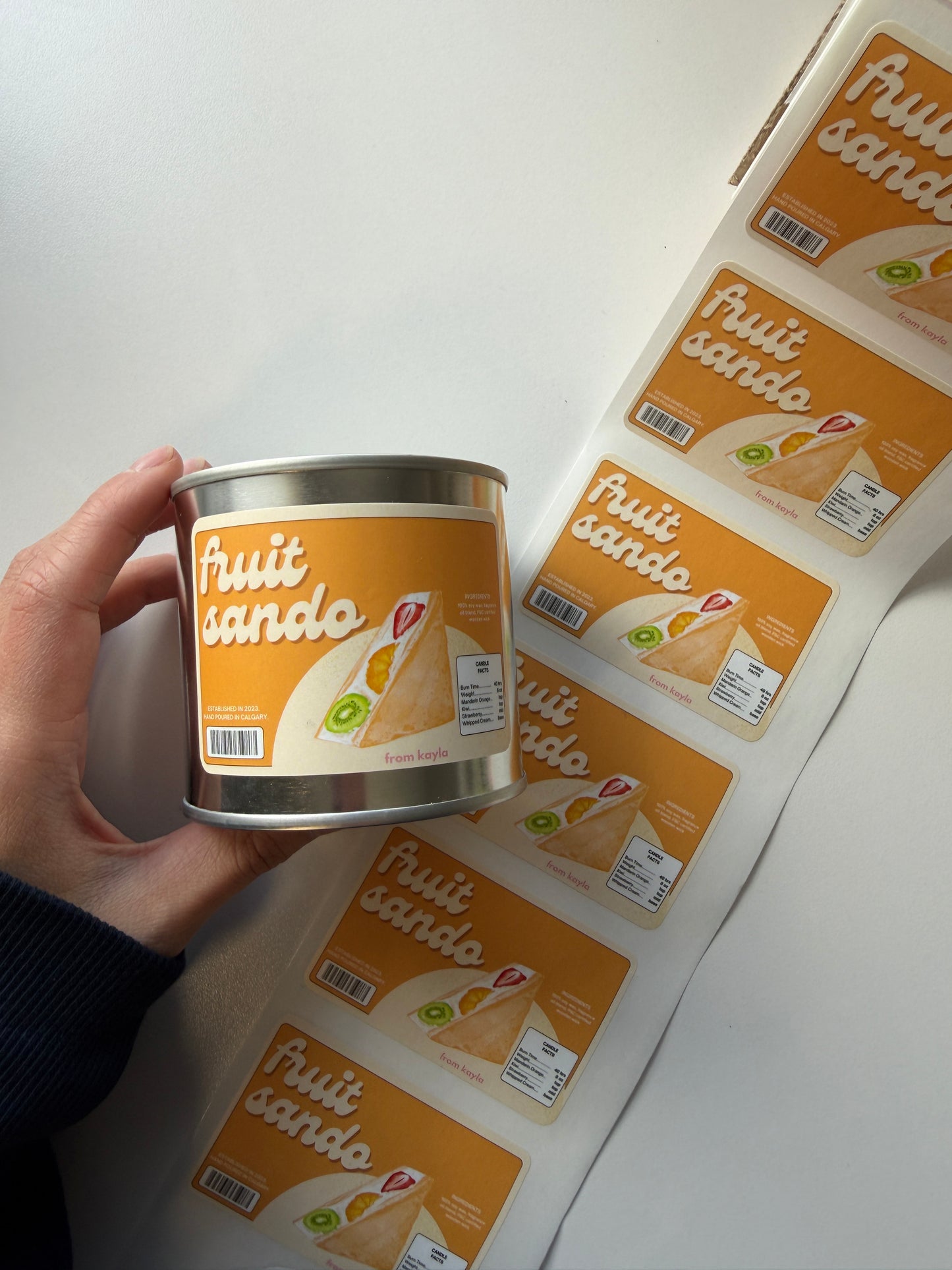 Fruit Sando Candle