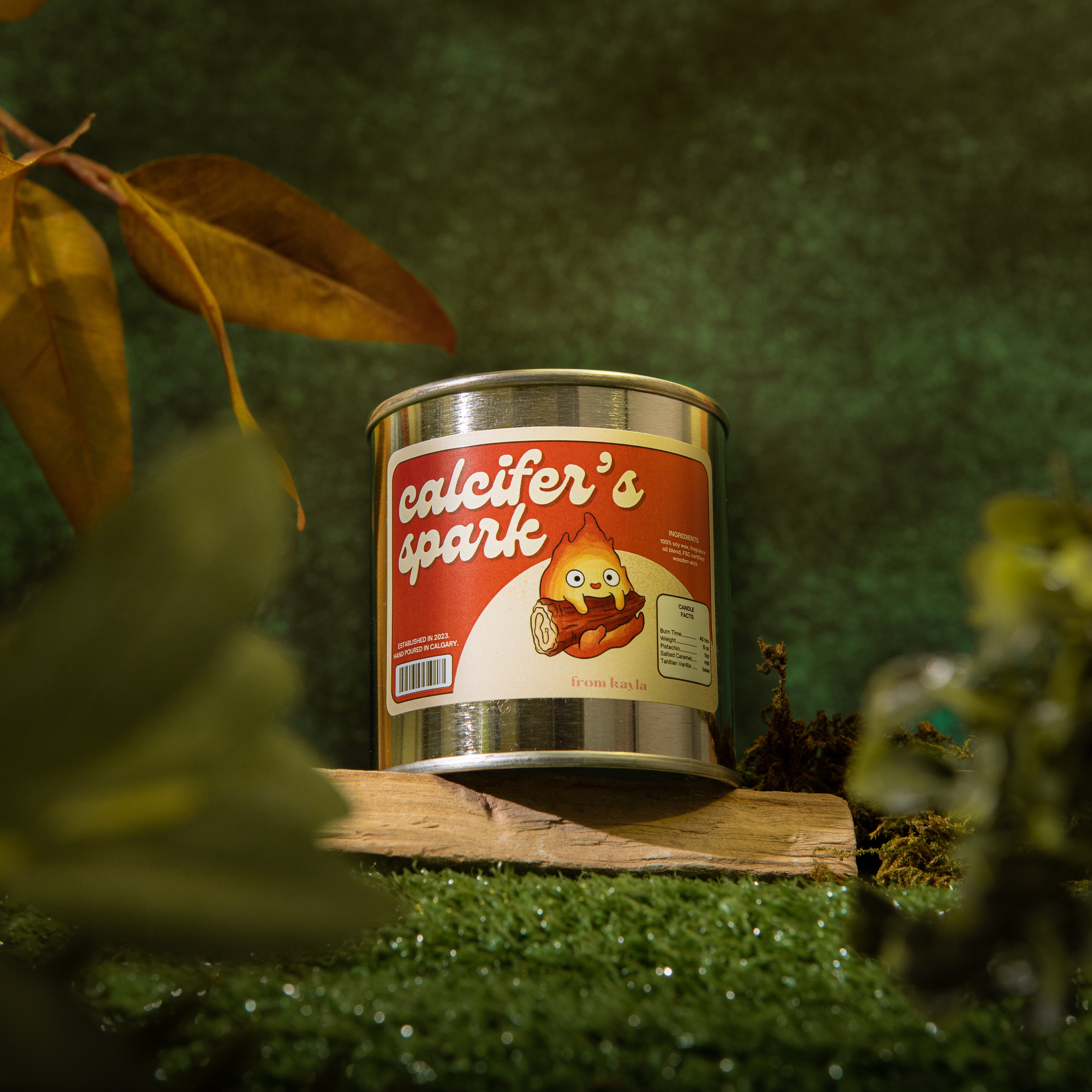 Calcifer's Spark Candle- Howl's Moving Castle