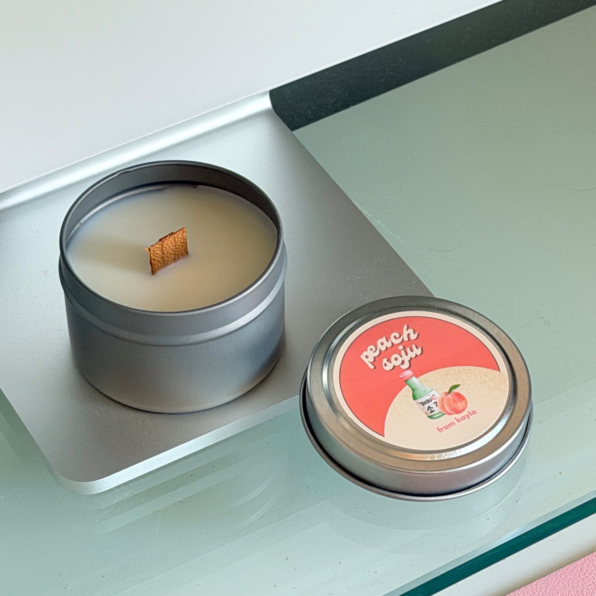 *NEW* Mini Peach Soju Candle