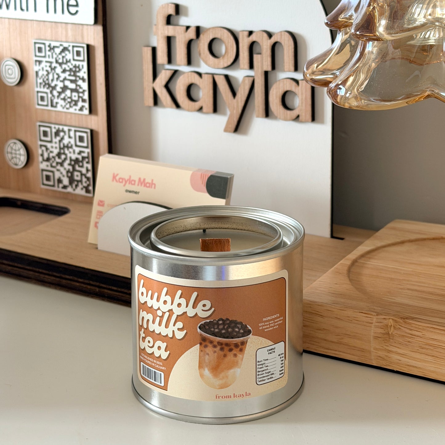 Bubble Milk Tea Candle