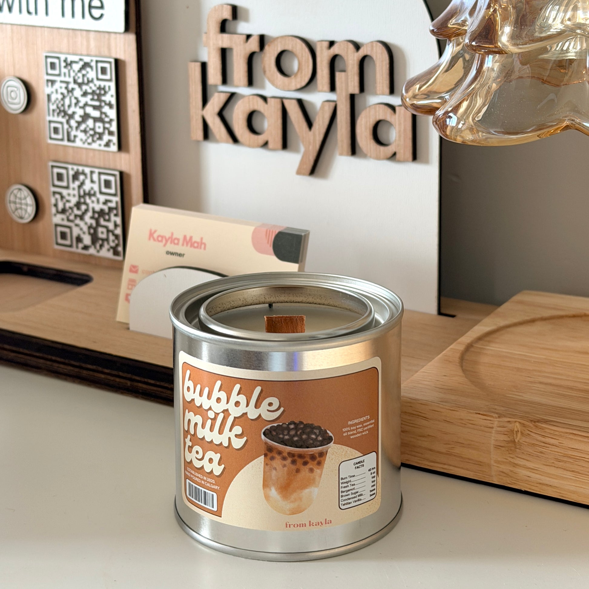 Bubble Milk Tea Candle