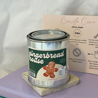 Gingerbread House Candle