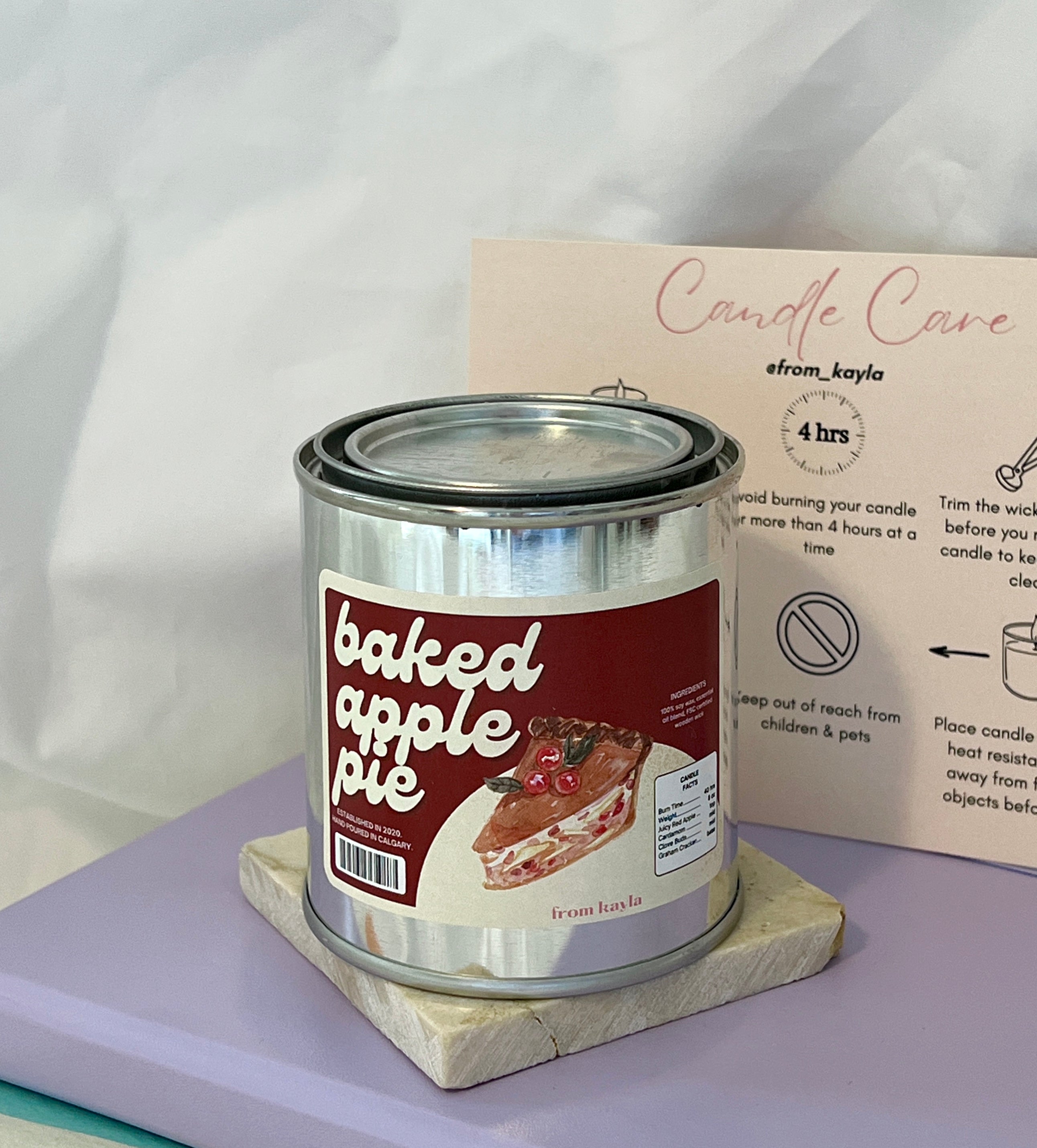Baked Apple Pie Candle