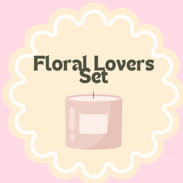 Floral Lovers Candle Set